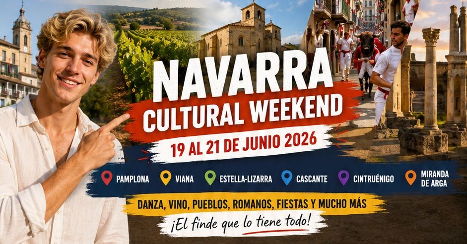 Navarra Cultural Weekend (19–21 junio 2026)